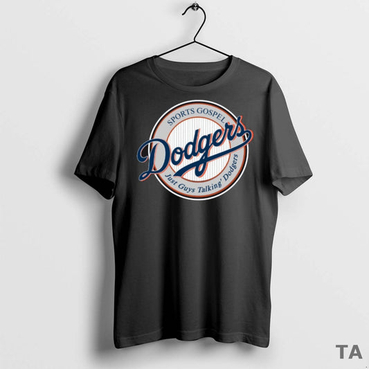Top Los Angeles Dodgers Sports Gospel Just Guys Talking Dodgers Mlb 2020 T Shirt Sweater