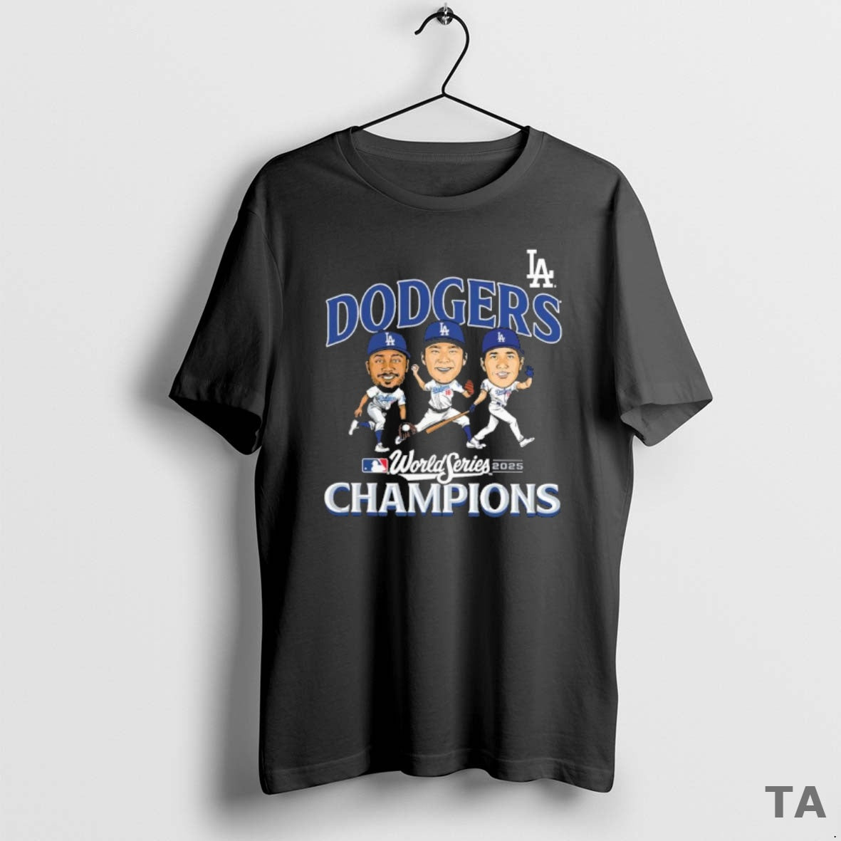 Top Los Angeles Dodgers Team Caricature 2025 World Series Champions T Shirt Sweater