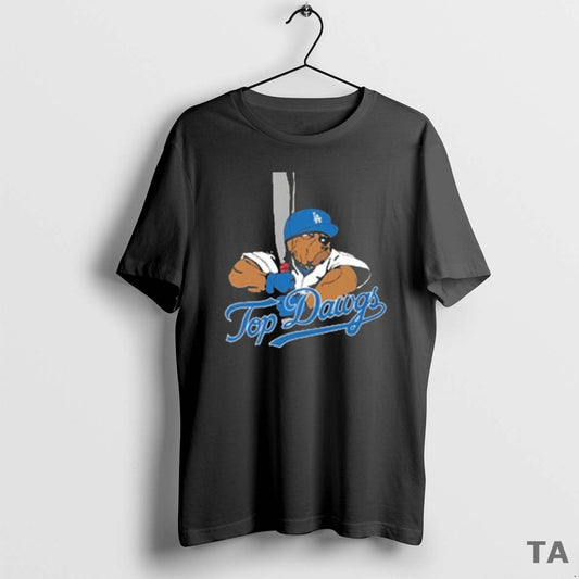 Top Los Angeles Dodgers Top Dawgs 2025 Tde California World Series Champs T Shirt Sweater