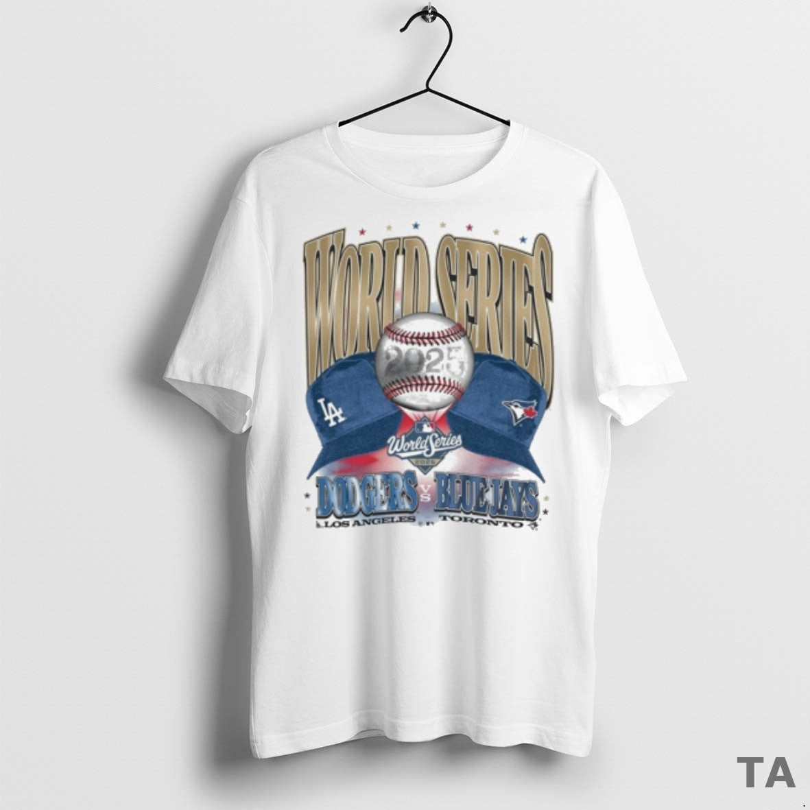 Top Los Angeles Dodgers Vs Tor Blue Jays Ws Participant Dueling Caps 2025