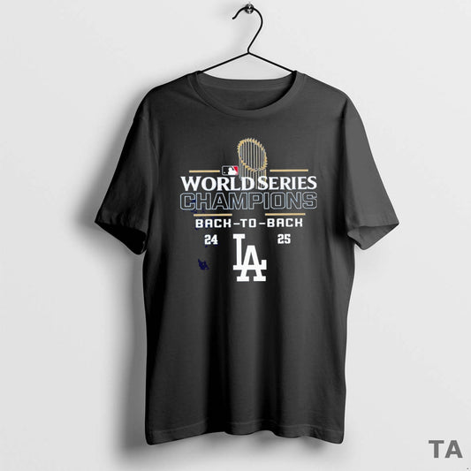 Top Los Angeles Dodgers World Series Champions Back To Back 2025 T Shirt Sweater