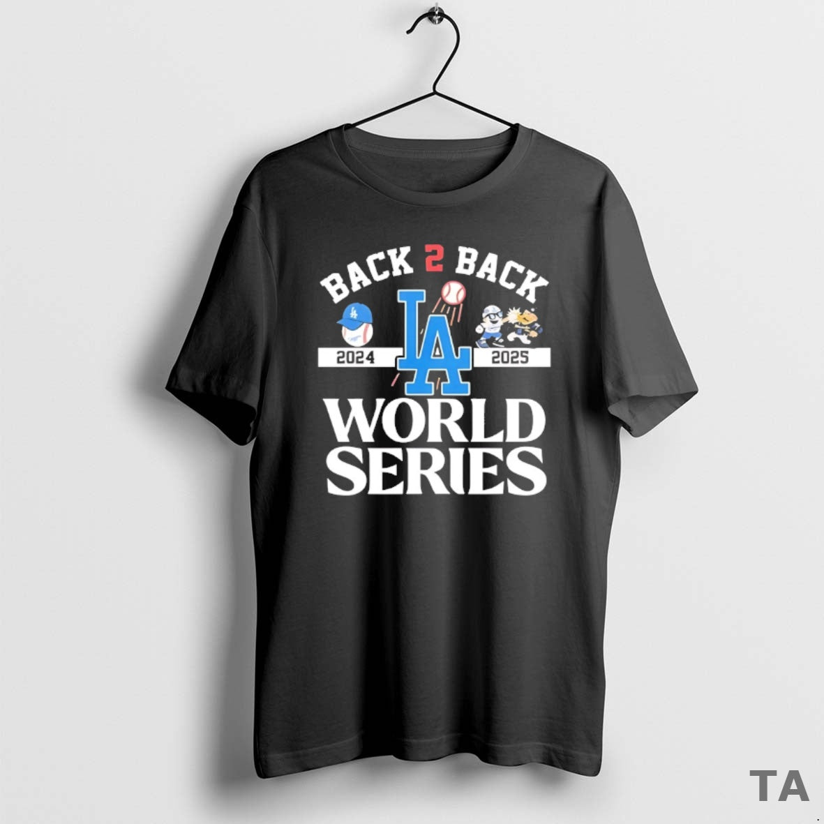 Top Los Angeles Dodgers Back 2 Back World Series 2024 2025 T Shirt Sweater