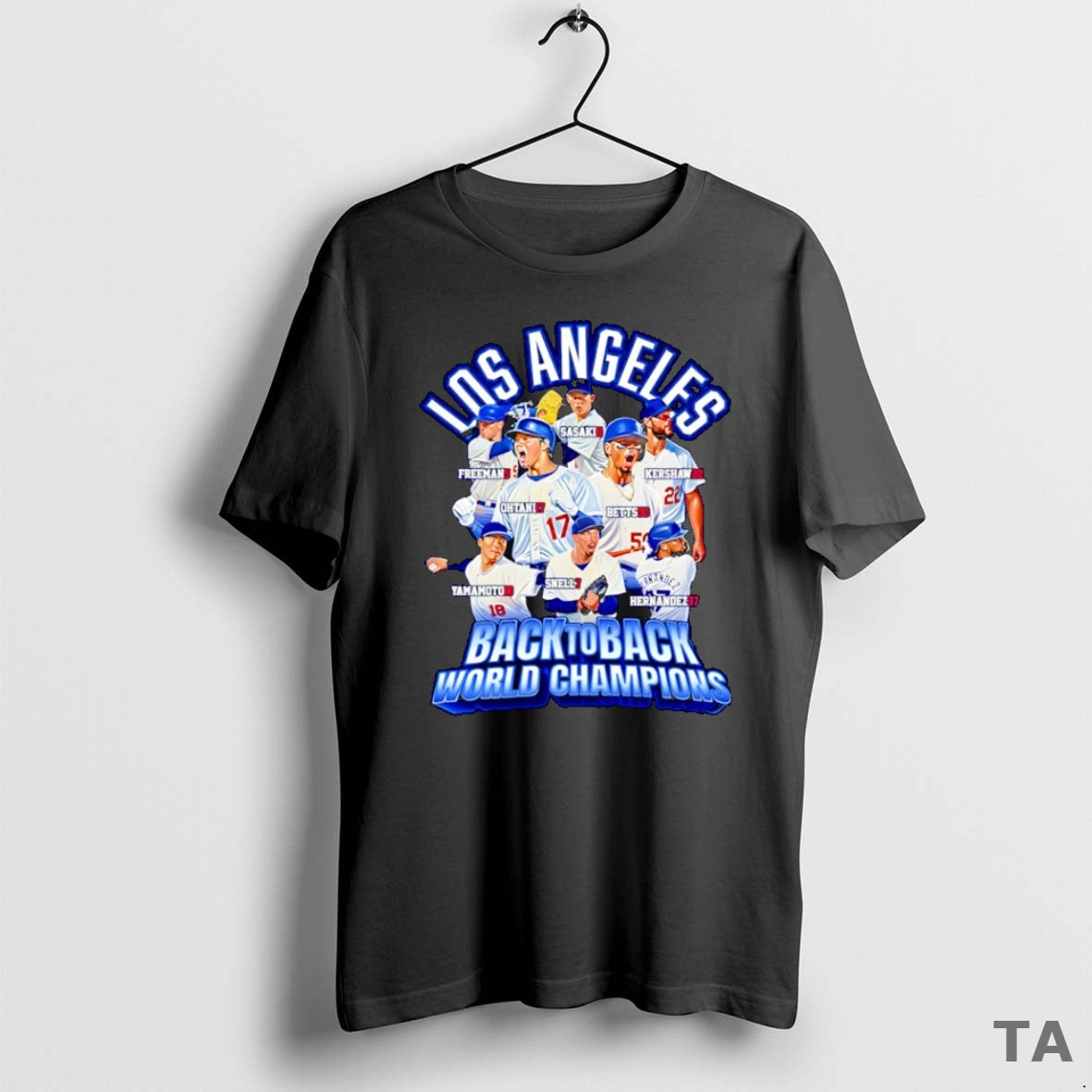 Top Los Angeles Dodgers Back To Back World Champions 2025 Signature T Shirt Sweater