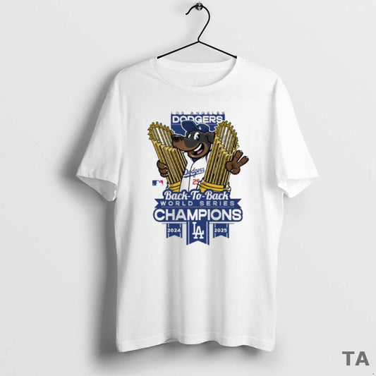 Top Los Angeles Dodgers Back2back Champs 2024 2025 T Shirt Sweater