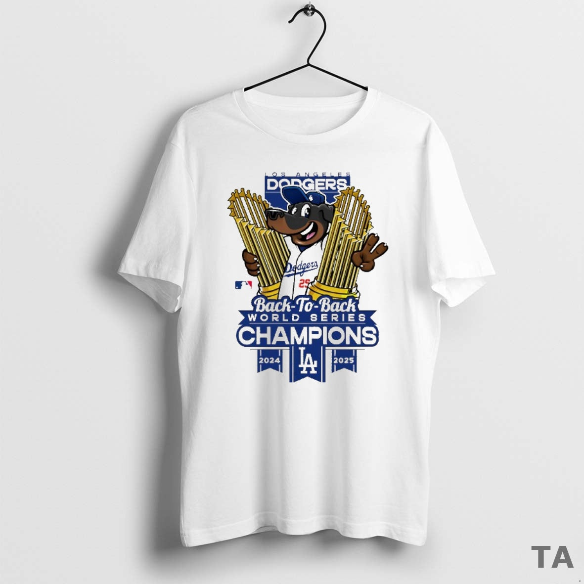 Top Los Angeles Dodgers The 2024 2025 Back To Back World Series Champions Dog And