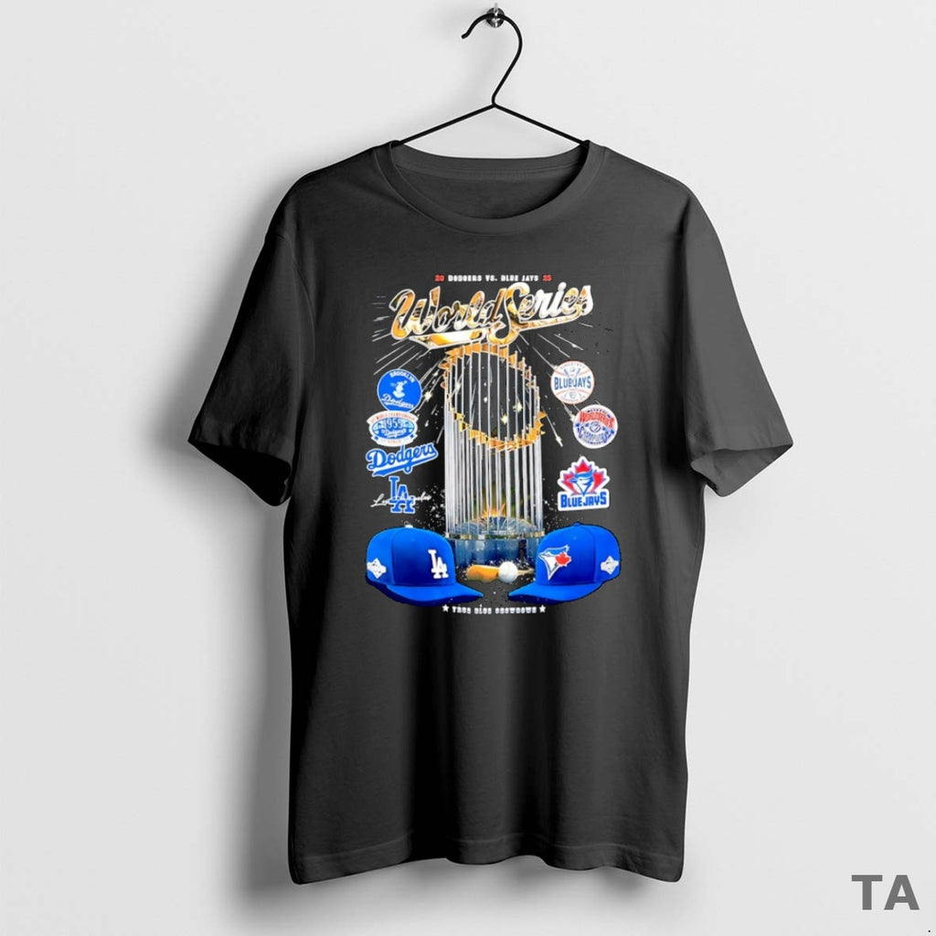 Top Los Angeles Dodgers Vs Toronto Blue Jays 2025 World Series Trophy Logo