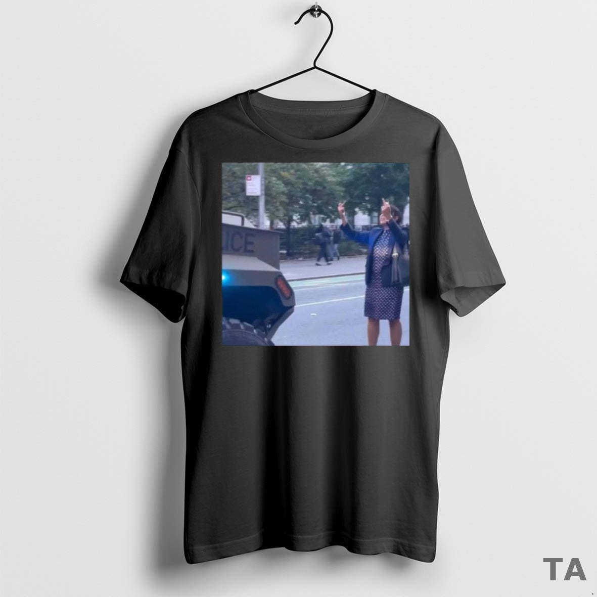 Top Middle Finger Polka Dots And Protest Ice Raids T Shirt Sweater