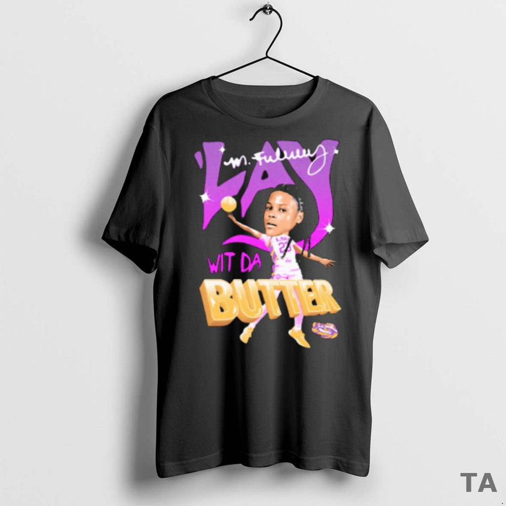 Top Milaysia Fulwiley Wit Da Butter Lsu Tiger Ncaa Cartoon T Shirt Sweater