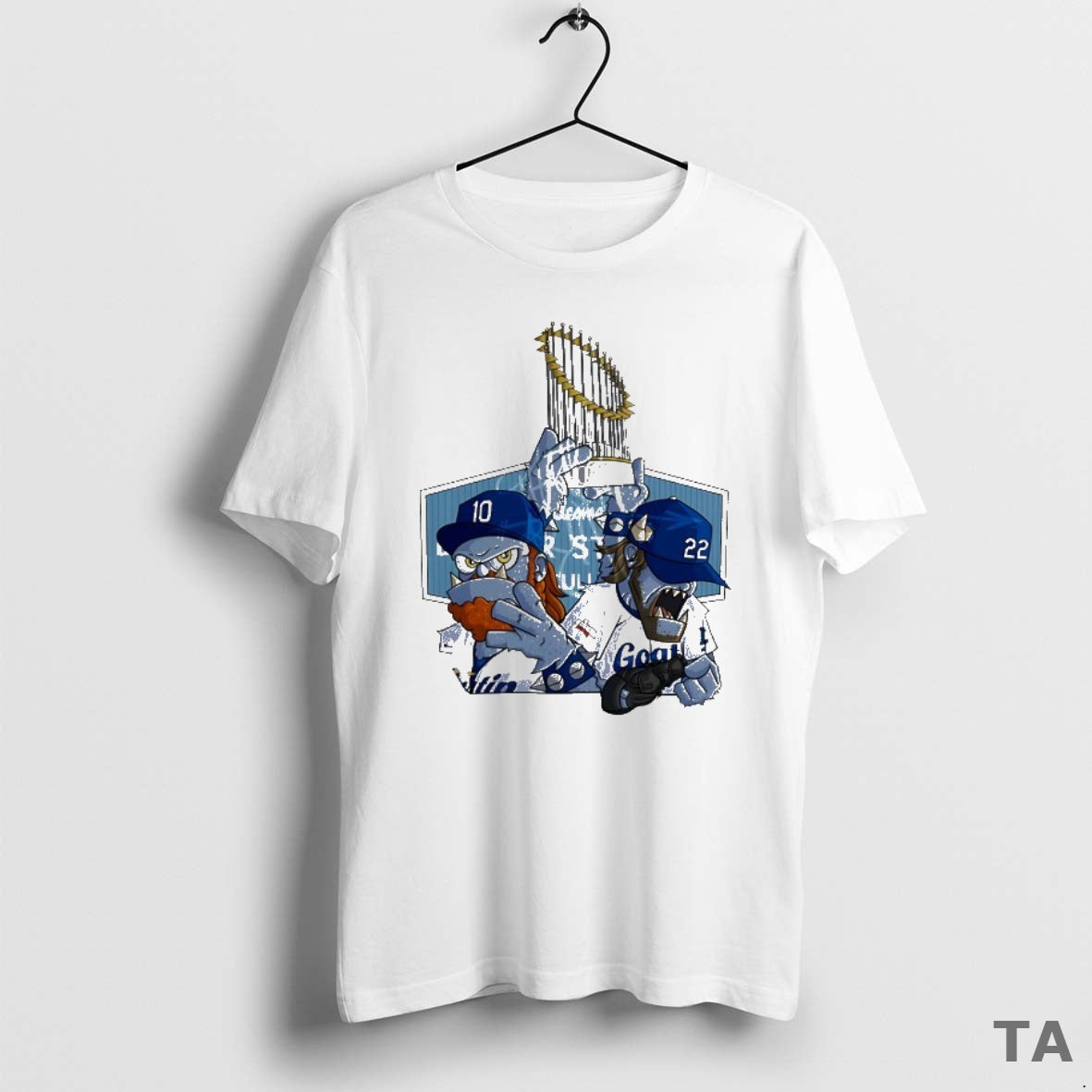 Top Monster Champs Los Angeles Dodgers 2025 World Series T Shirt Sweater