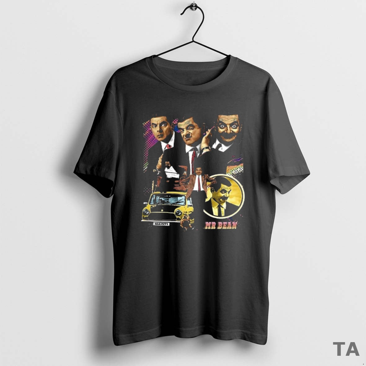Top Mr Bean Comedian Collage T Shirt Sweater