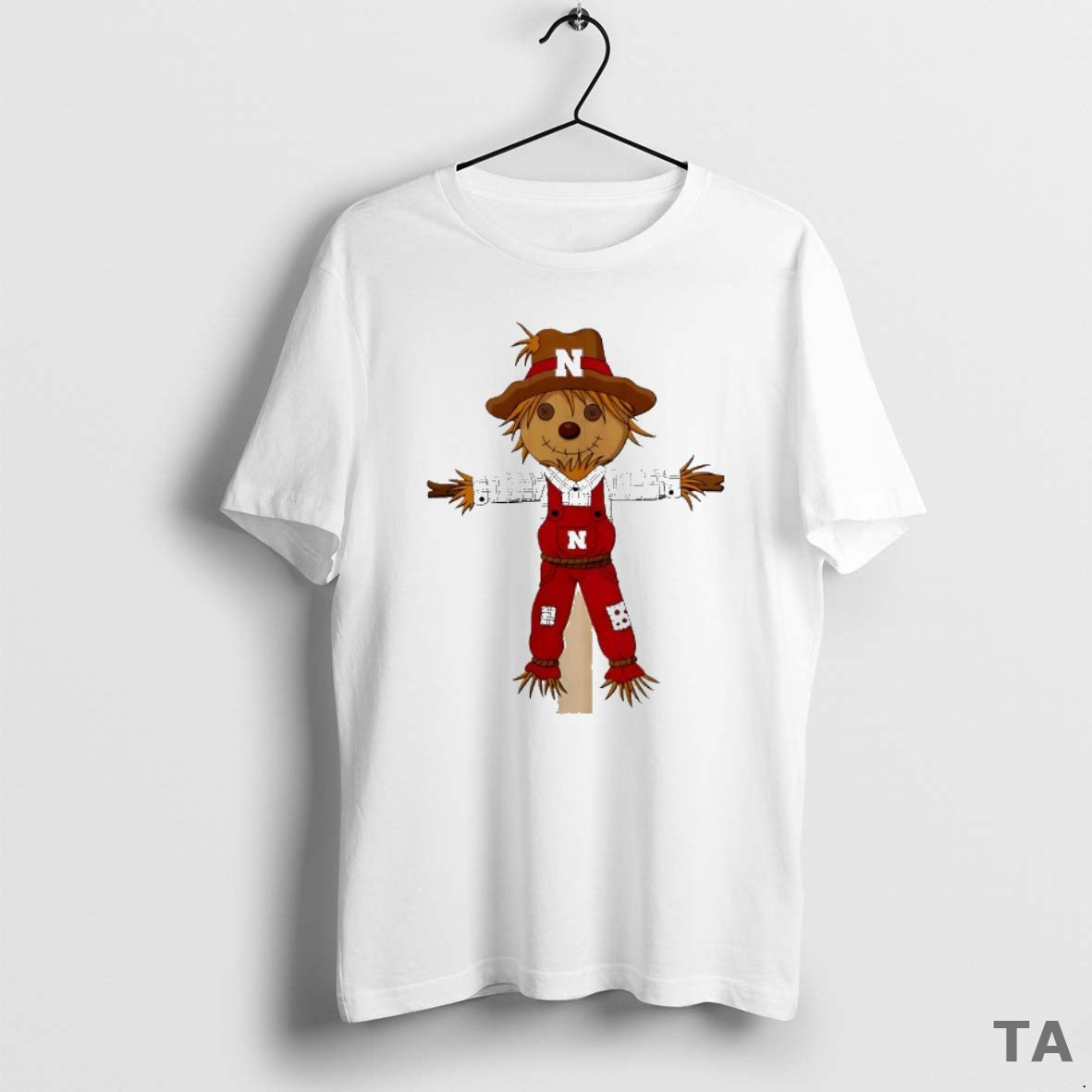 Top Nebraska Huskers Scarecrow T Shirt Sweater
