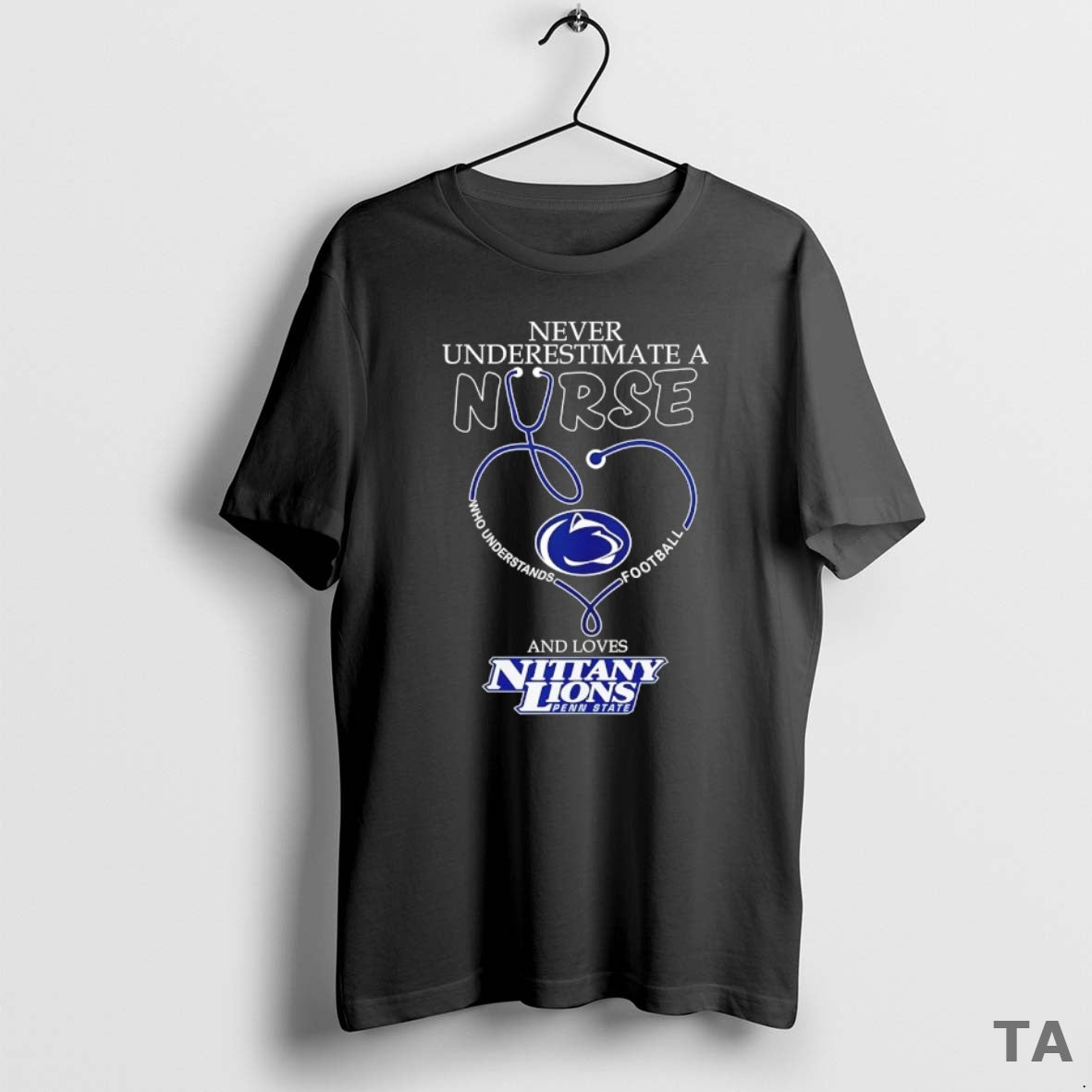 Top Never Underestimate A Nurse Who Understands Football And Loves Penn State Nittany Lions Heart