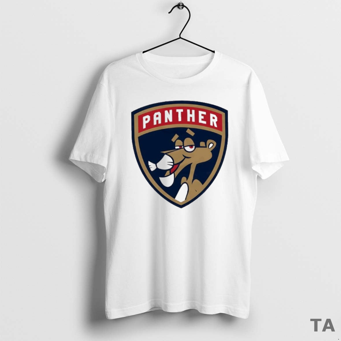 Top Nice Florida Panthers Shield Pink Panther T Shirt Sweater