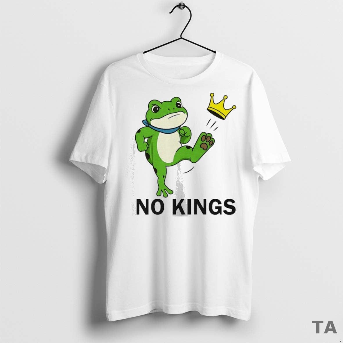 Top No Kings Portland Frog Protest T Shirt Sweater