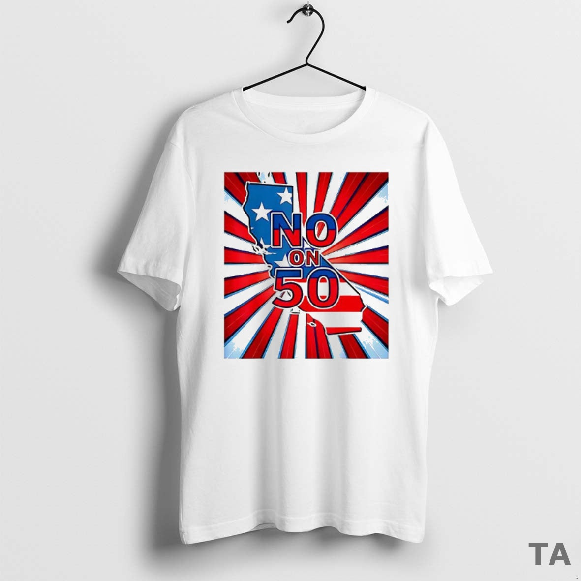 Top No On 50 California Election Proposition T Shirt Sweater