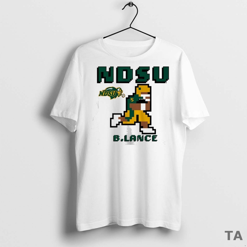 Top North Dakota State Bison Football Bryce Lance Pixel T Shirt Sweater