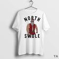 Top North Swole Santa Muscle Christmas T Shirt Sweater