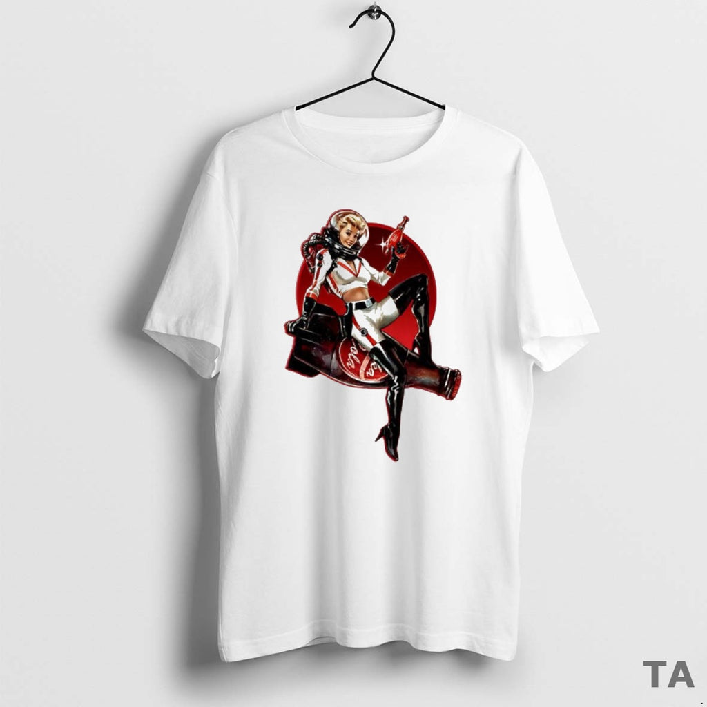 Top Nuka Girl Cola Pinup Vintage T Shirt Sweater