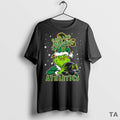 Top Oakland Athletics Baseball Grinch Holding Helmet Christmas T Shirt Sweater