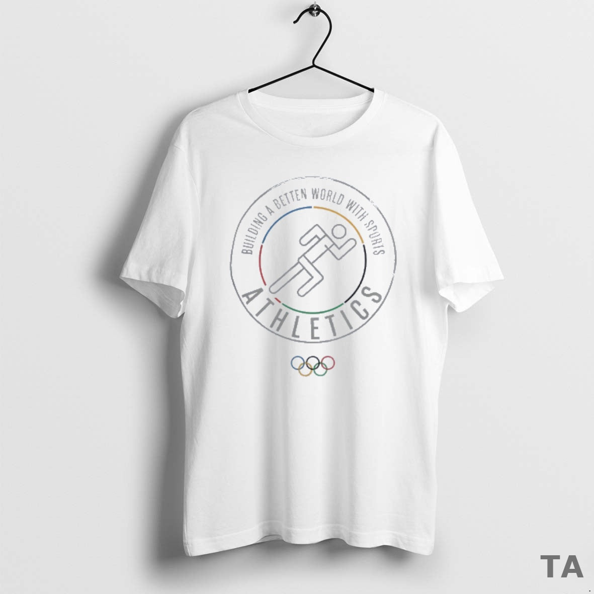Top Olympic Collection Athletics Pictogram T Shirt Sweater
