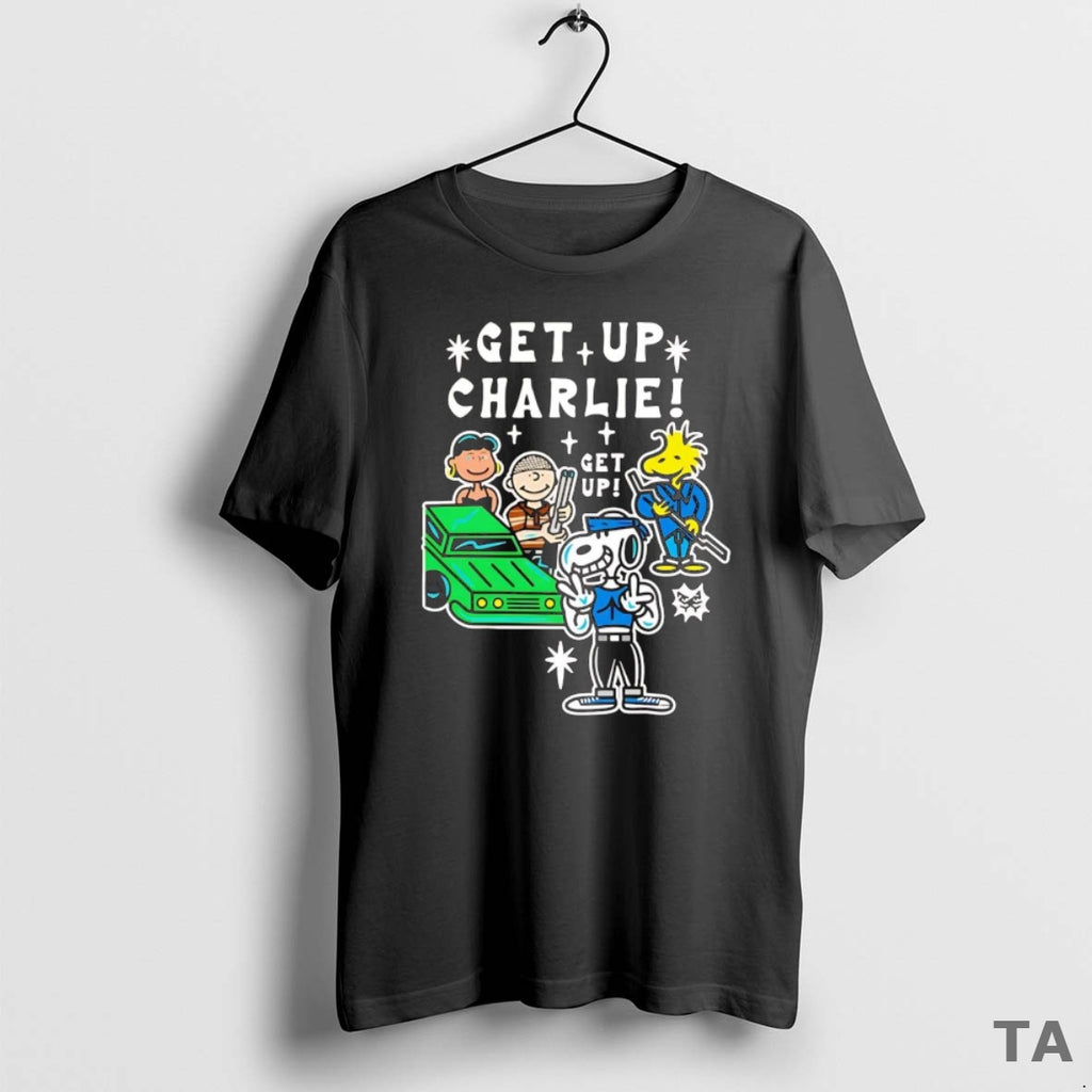 Top Peanuts Gang Get Up Charlie T Shirt Sweater