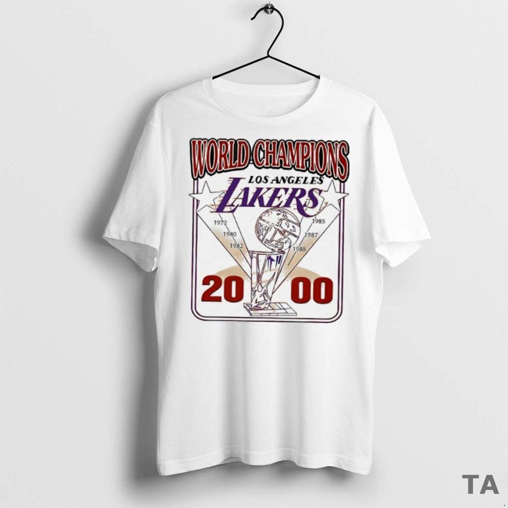 Top Pedro Pascal World Champions Lakers 2000 T Shirt Sweater