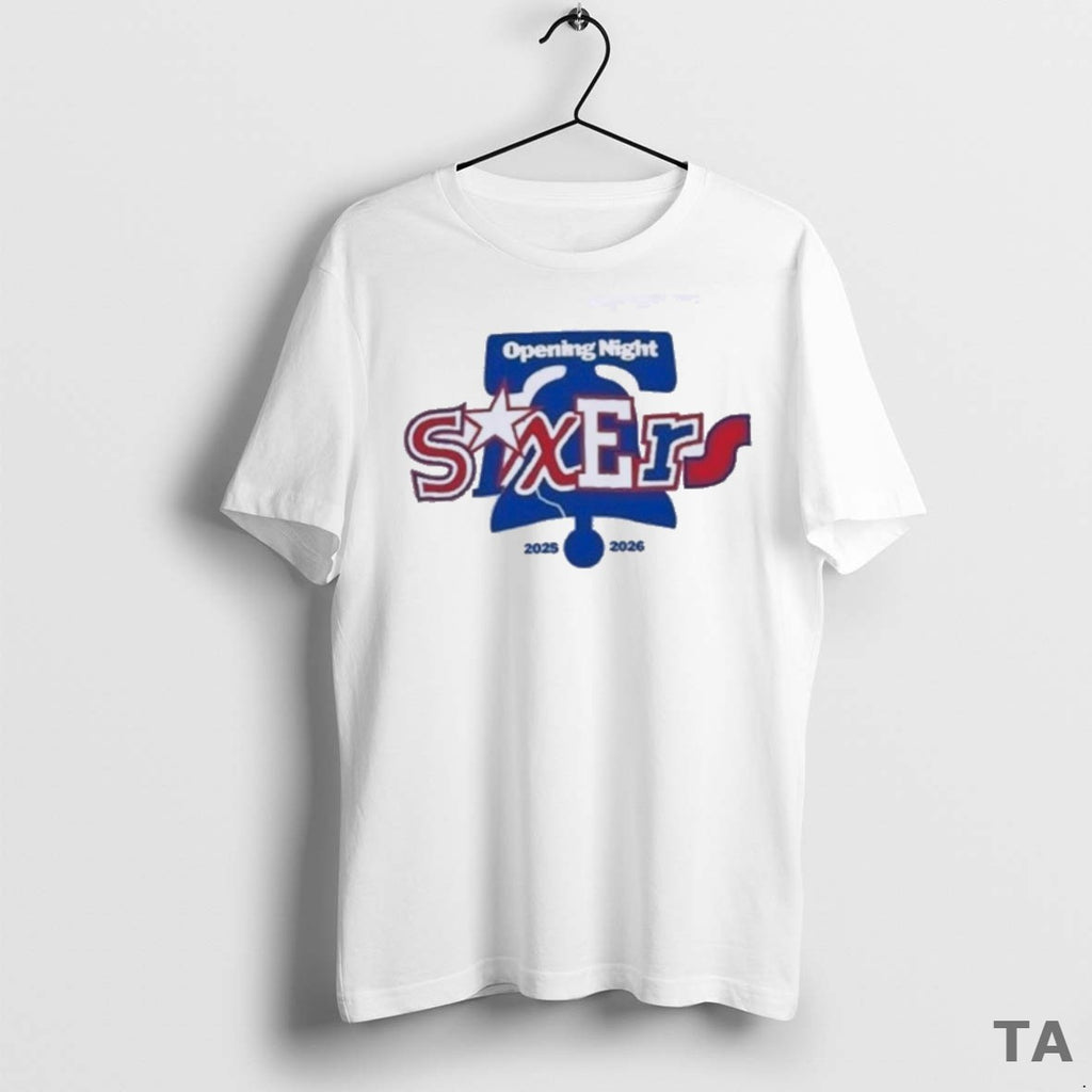 Top Philadelphia 76ers Sixers Opening Night 2025 T Shirt Sweater