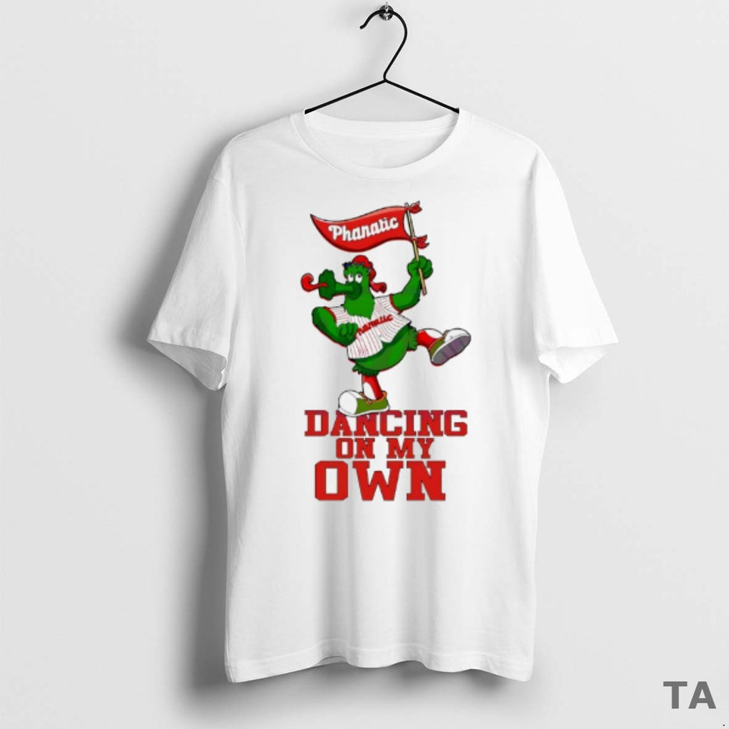 Top Phillie Phanatic Dancing On My Own Philadelphia Phillies 2025 T Shirt Sweater