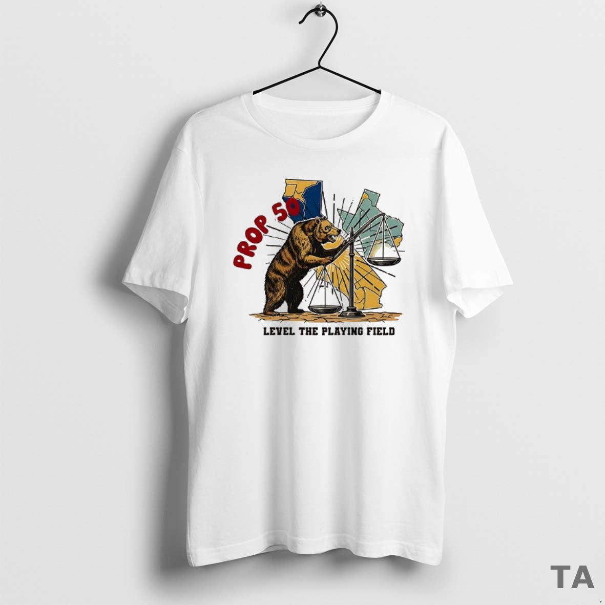 Top Prop 50 Democracy Level The Playing Field T Shirt Sweater