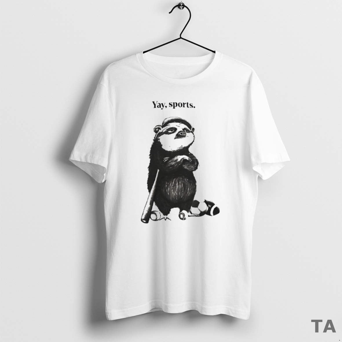 Top Raccoon Yay Sports T Shirt Sweater