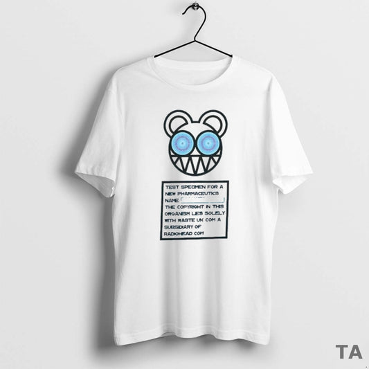 Top Radiohead Test Specimen For A New Pharmaceutics Cyan T Shirt Sweater