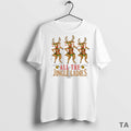 Top Reindeer All The Jingle Christmas T Shirt Sweater