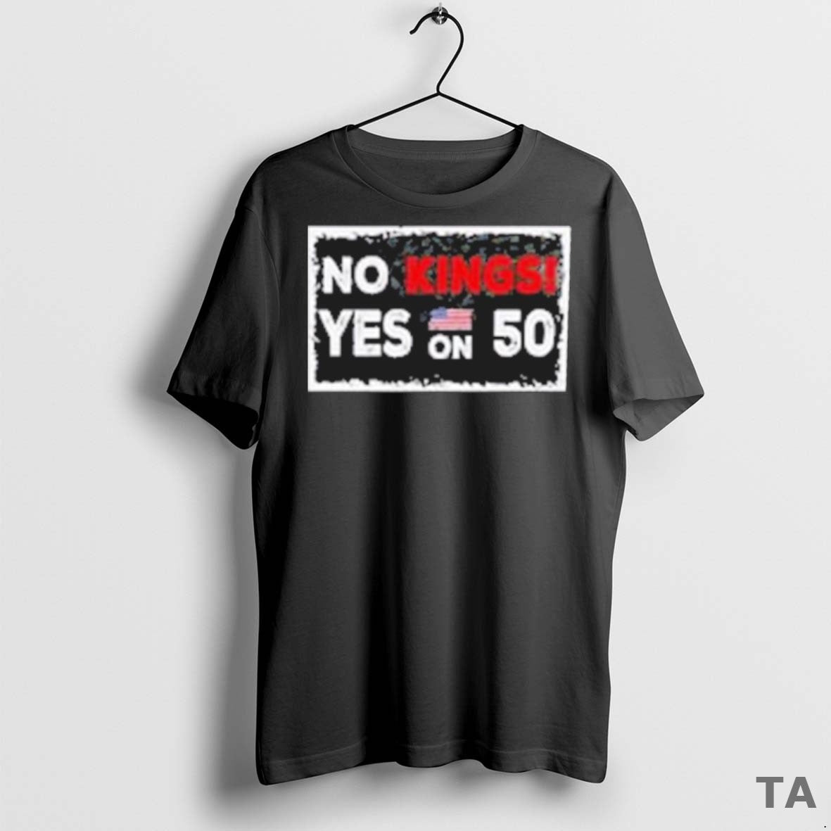 Top Retro No Kings Yes On 50 T Shirt Sweater