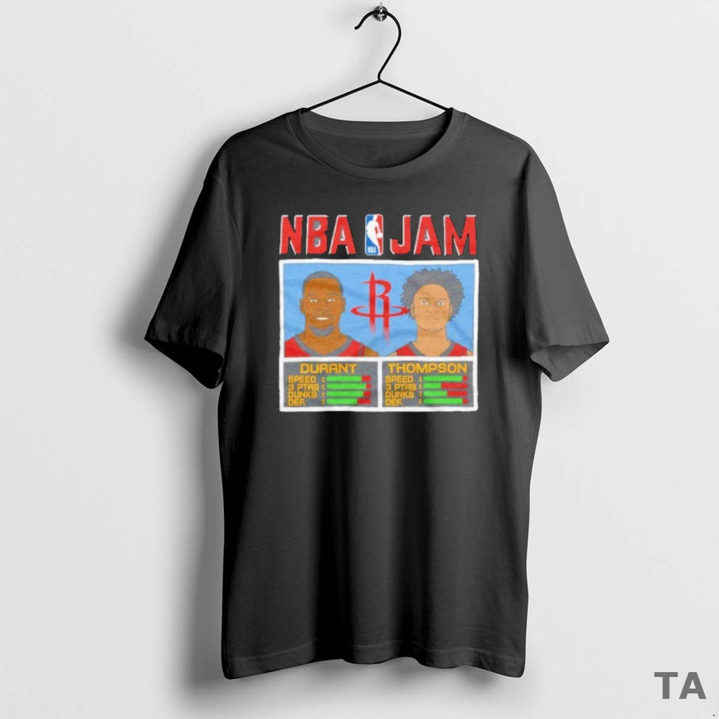 Top Rockets Durant And Thompson Nba Jam T Shirt Sweater
