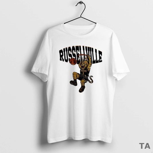 Top Russellville Lady Golden Tigers Basketball T Shirt Sweater