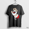 Top Santa Clauz Skate Hand Christmas T Shirt Sweater