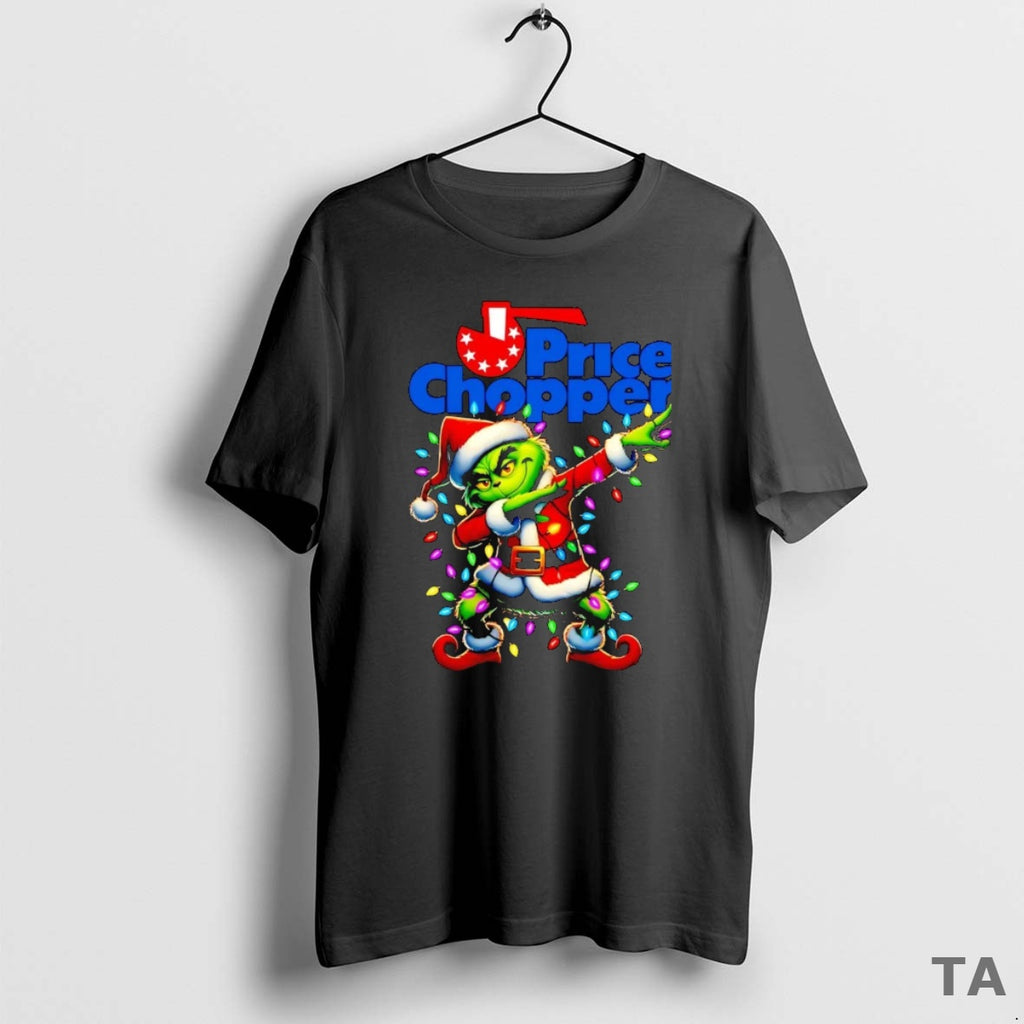 Top Santa Grinch Dabbing Price Chopper Christmas T Shirt Sweater
