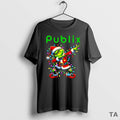 Top Santa Grinch Dabbing Publix Christmas Light T Shirt Sweater