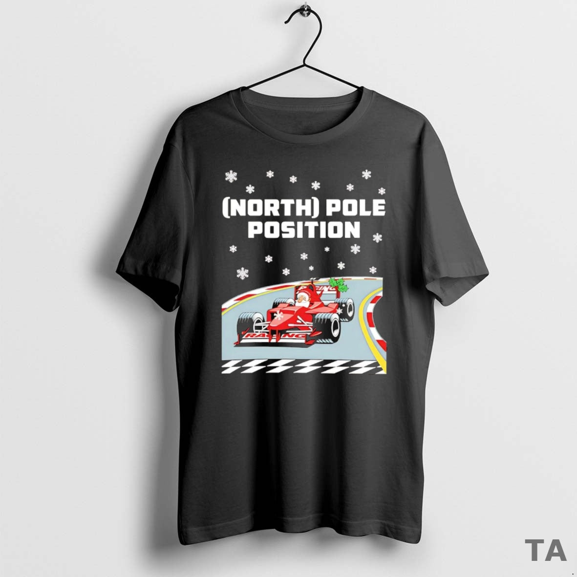Top Santa North Pole Position F1 Christmas T Shirt Sweater