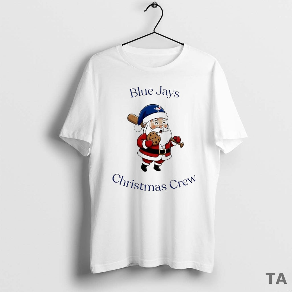 Top Santa Toronto Blue Jays Christmas Crew T Shirt Sweater