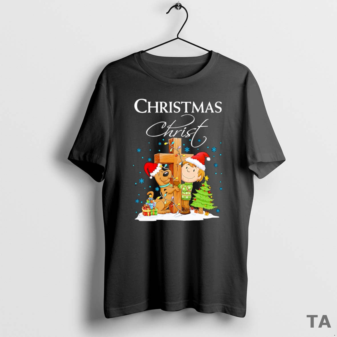 Top Scooby Doo Christmas Being With Christ T Shirt Sweater
