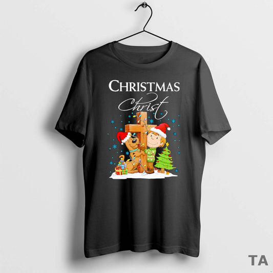 Top Scooby Doo Christmas Being With Christ T Shirt Sweater