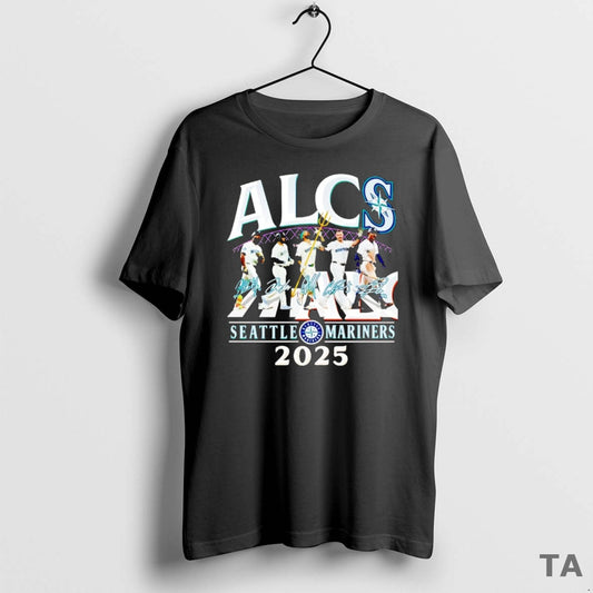Top Seattle Mariners 2025 Alcs Players Abbey Road T Shirt Sweater