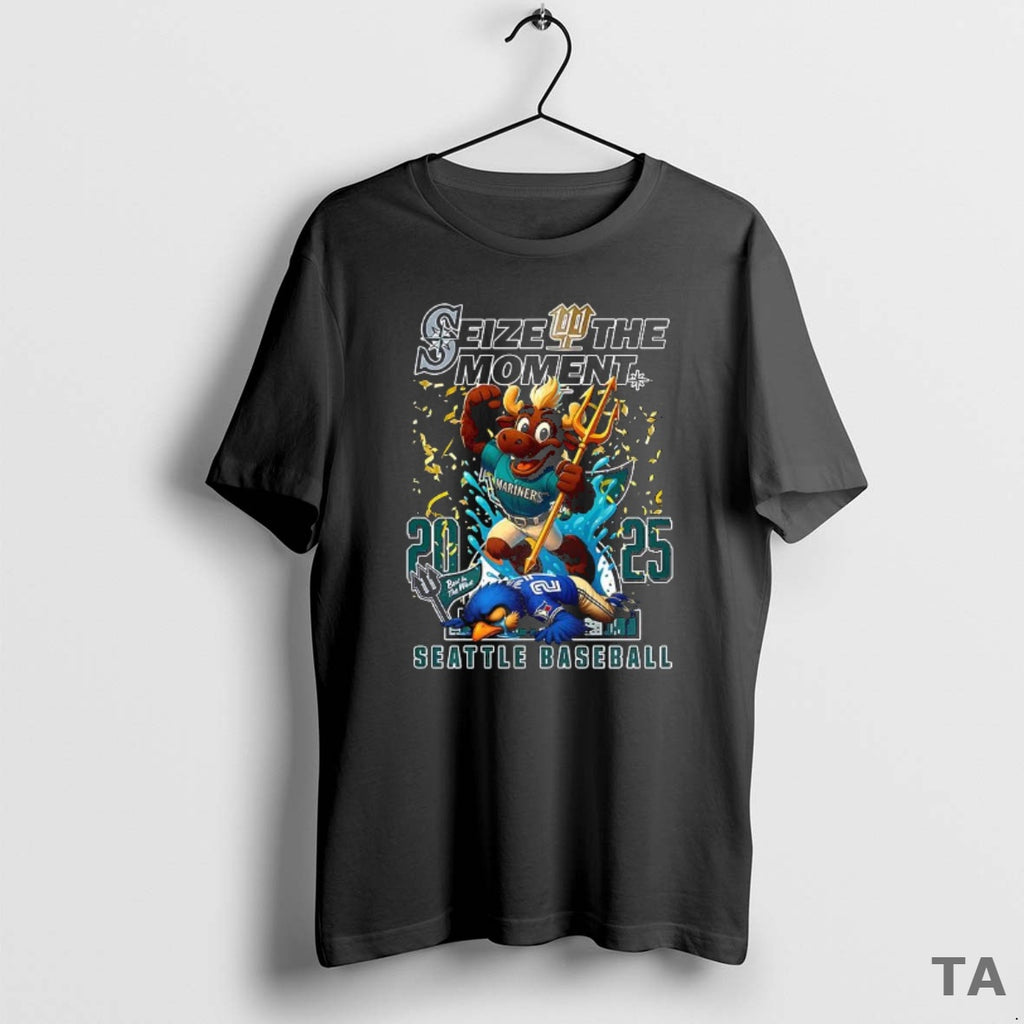 Top Seattle Mariners Beat Toronto Blue Jays Seize The Moment 2025 T Shirt Sweater
