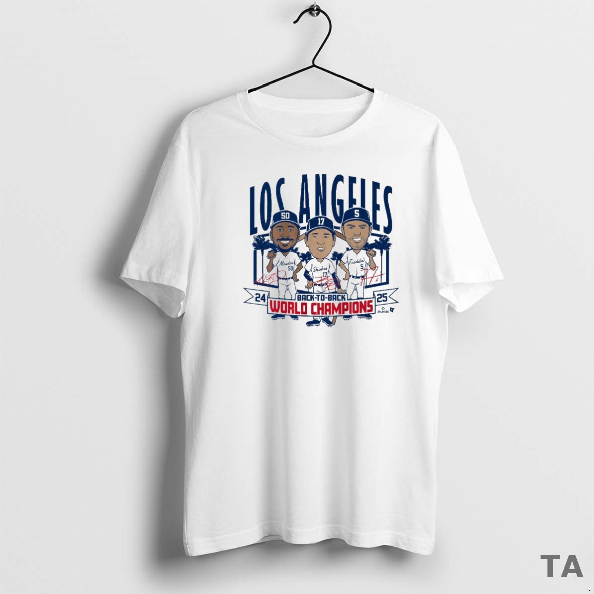 Top Shohei Ohtani Freddie Freeman And Mookie Betts Los Angeles Dodgers Mlb 2025 Back To