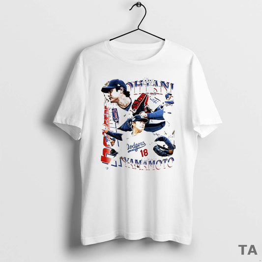 Top Shohei Ohtani And Yoshinobu Yamamoto Los Angeles Dodgers 2025 World Series Champs Graphic