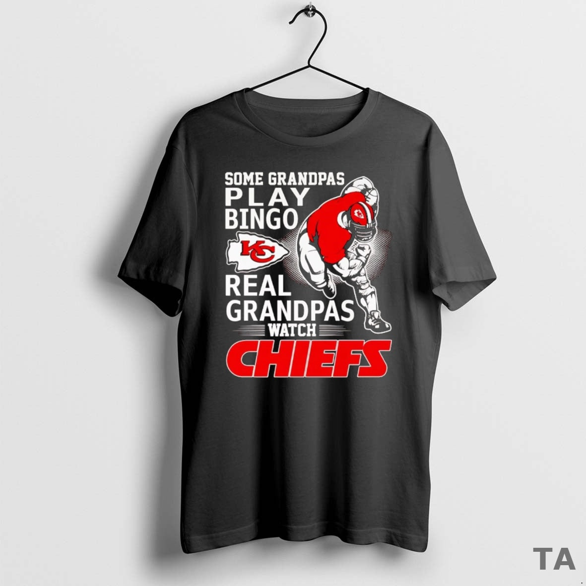 Top Some Grandpas Play Bingo Real Grandpas Watch Chiefs T Shirt Sweater