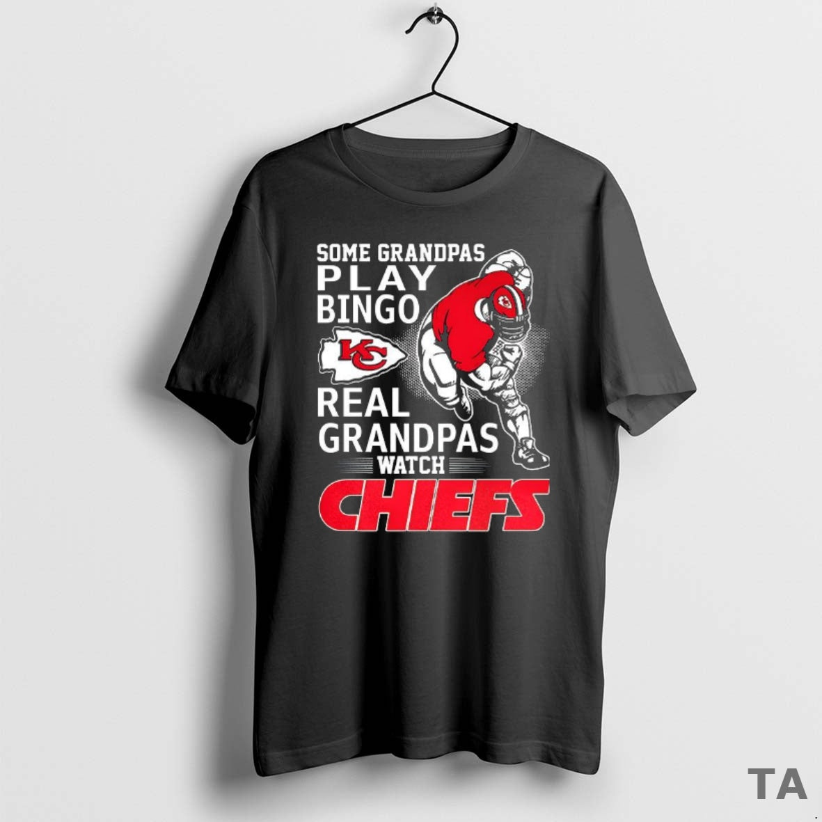 Top Some Grandpas Play Bingo Real Grandpas Watch Kansas City Chiefs Football Mascot