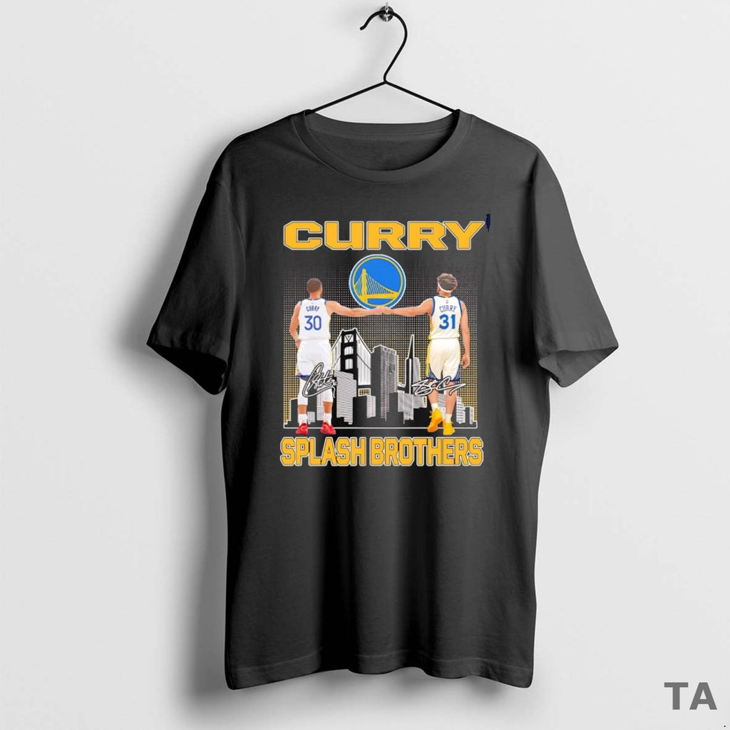 Top Stephen Curry And Seth Curry Splash Brothers Skyline T Shirt Sweater