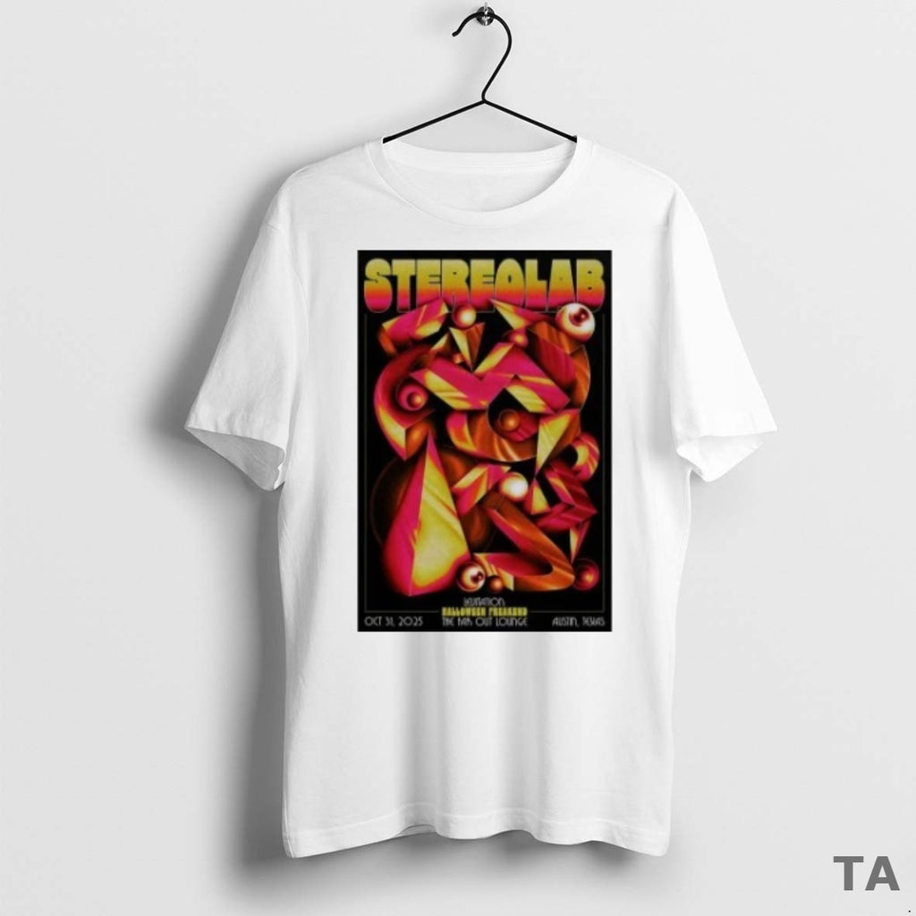 Top Stereolab Austin Texas Event Oct 31 2025 T Shirt Sweater